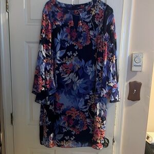 Floral Navy Dress
